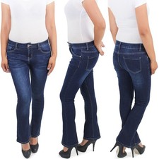 Damen Schlaghose Bootcut Jeans