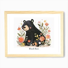 Kleiner blumen schwarzbär - blumen, 2