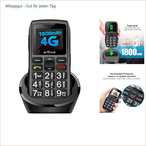 Artfone seniorenhandy handy - seniorenhandy,