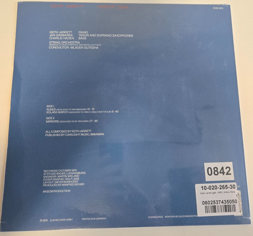 Keith jarrett arbour zena - –,