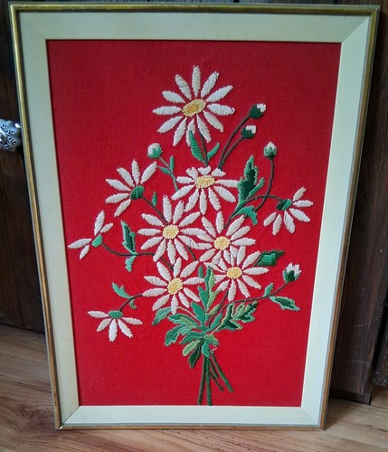 Vintage stickerei bild - stickerei,