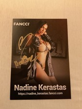 Nadine Kerastas  Autogrammkarte Fancci Venus 2025 , Erotik Porno