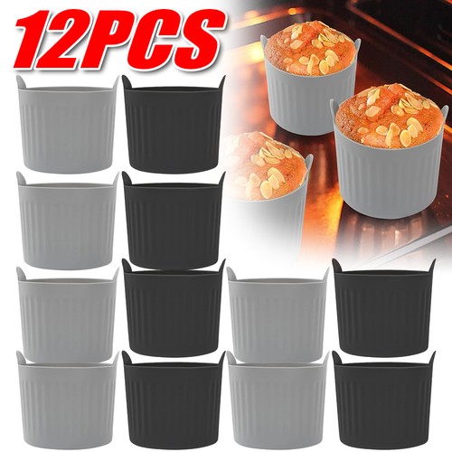 12x silikon muffinform set - 12x,