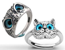 Ring Eule Uhu Katze funkelnde