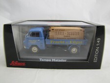 03323 Schuco Tempo Matador Pritsche mit Transportkiste Fracht und Eilgut - 1:43