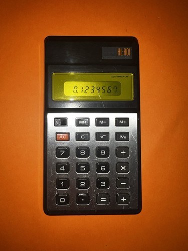 Vintage casio 801 - vintage, hl-801