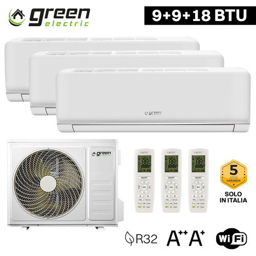 Tri split klimaanlage 18 - tri-split-klimaanlage, 9+9+18