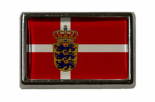 Pin Dänemark mit Wappen