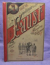 Wagner Der militairische Faust um 1893 Höllenparodie Klassiker Belletristik sf
