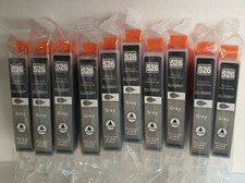 10 Drucker Patronen Grey Grau