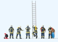 Preiser H0 10765 Feuerwehrleute in moderner Einsatzkleidung