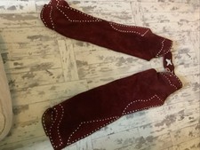 Vintage Burgunder Leder