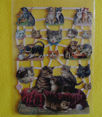 Poesiebilder oblaten katzen - oblaten,
