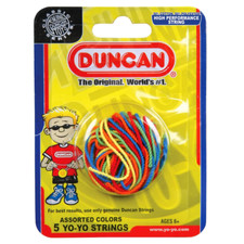 ORIGINAL DUNCAN YO-YO SAITE - 5 YOYO SAITEN - (MEHRFARBIG) - NAGELNEU!