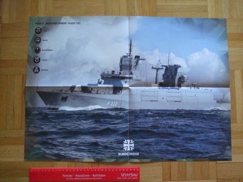 Poster bundeswehr fregatte - bundeswehr,
