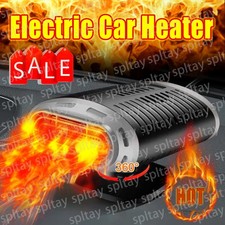 1200W Heizlüfter 12V Kfz Auto Zusatzheizung Keramikheizer Scheibenenteiser Neu