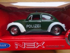 Käfer polizei ca 11cm - vw, 1/34