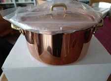 Kupfer Kochtopf mit Deckel -