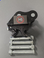 Schnellwechsler Minibagger Bagger Chinabagger mit 4x 25mm Bolzen