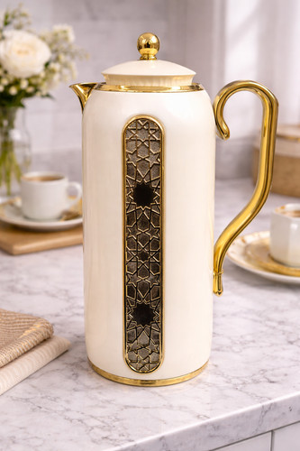 Luxus kaffeeflasche gold - luxus,