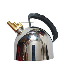 ALESSI Wasserkessel Melodische Messingpfeife Design Richard Sapper 80er Jahre