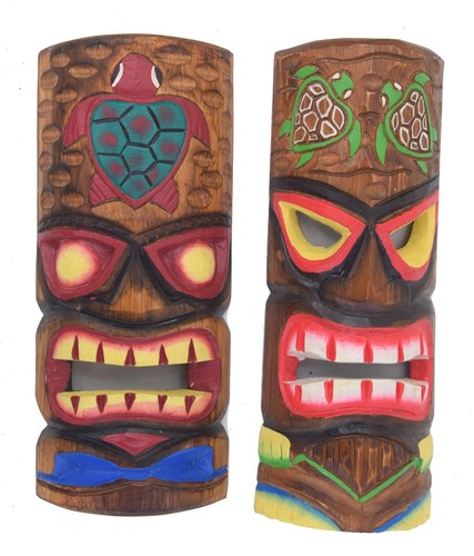 Tiki 30cm masken - 2,