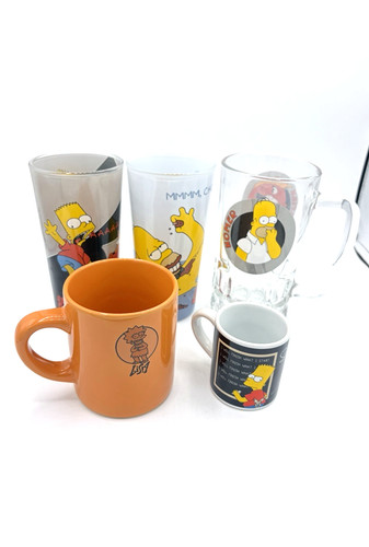 Die simpsons gläser und - die,