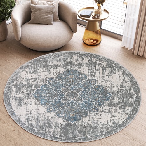 Teppich rund kurzflor - rund,