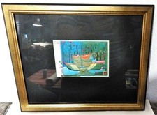 Friedensreich Hundertwasser Kunstdrucke, gerahmt, 34 cm x 28 cm