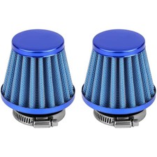 2 X Blau Motorrad Luftfilter