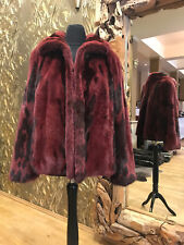 NERZ JACKE MINK JACKET NERZJACKE PELZ JACKE MINK STOLA NERZ STOLA ROT BLACKGLAMA