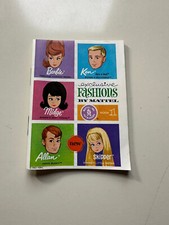 Mattel 1963 exclusive Fashion Book 1 by Mattel Barbie Ken Midge Allan Skipper