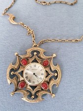 Schöne ANTIKE Uhr, sehr alt, Sehr selten, 18k Vergoldet, Mechanisch, Mit Karneol