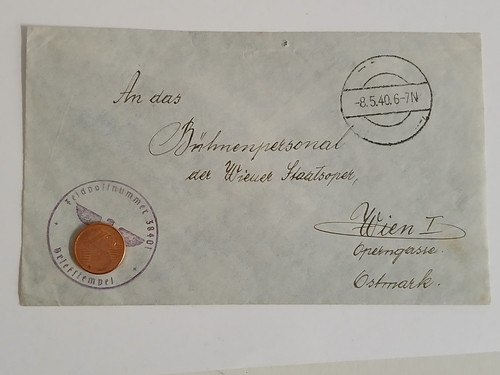 Feldpost umschlag ohne - ohne, inhalt