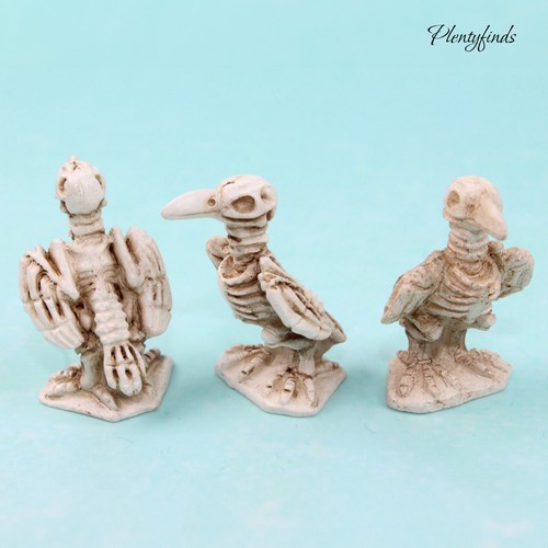 Miniatur totenkopf rabe figur - rabe,