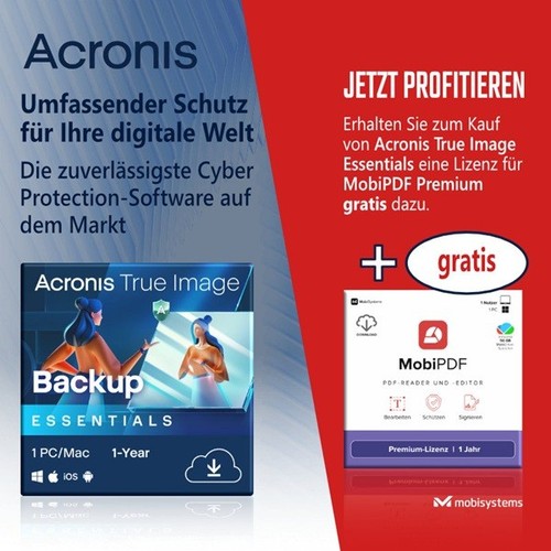 Acronis trueimage essentials - acronis,