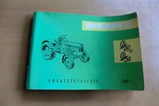 Originale Ersatzteilliste Deutz Schlepper D 50.1 S D55 auch für Motor F4L712