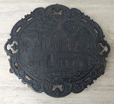 Gusseisen Eisen Andenken Untersetzer Berlin - Der neue Dom - um 1900