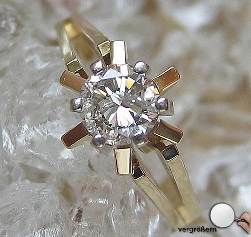 Ring mit brillant - ring,