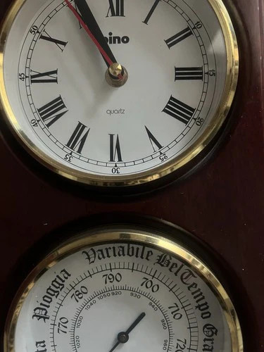 Bino uhr barometer wand holz - bino,