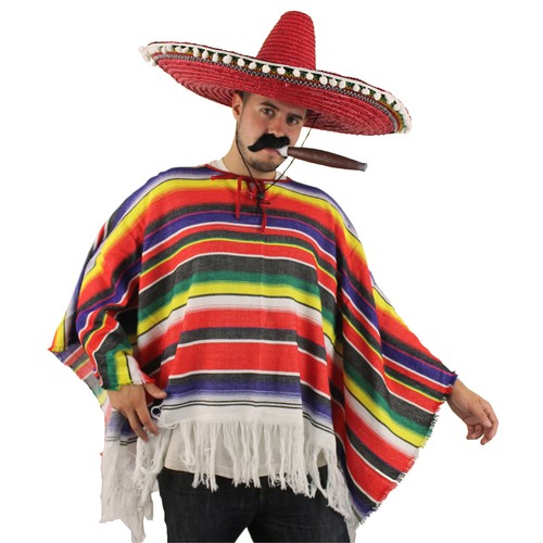 Mexikanischer poncho kostüm - poncho,