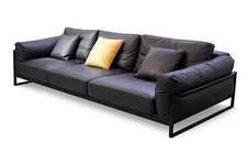 Luxus Leder Sofa 3-Sitzer