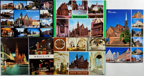 Postkarten lot wrocław - lot,