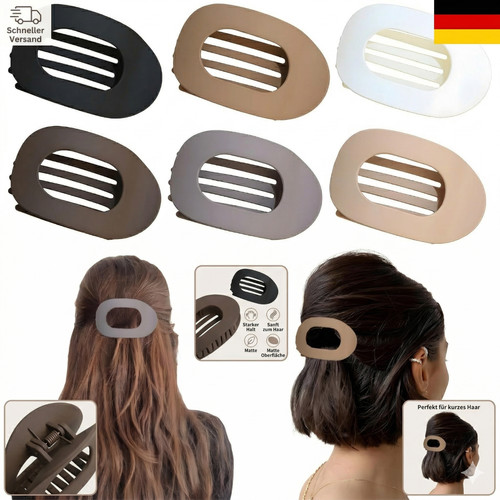 Stück haarklammer flach - 6,