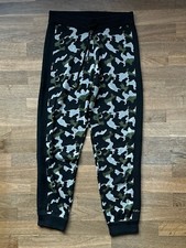 LIU JO * Freizeithose Stoffhose * schwarz camouflage Glitzer * Gr. S/36 * TOP!