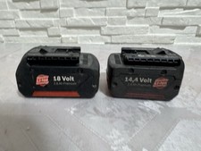 2x Original Bosch Akku 18 V Li