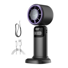 Ventilator Leise Mini Handventilator Tragbarer Fan Lüfter mit Akku USB Aufladung