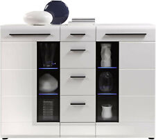 Trendteam 1116 863 02 highboard Sideboard Skin Kommode hochglanz 155x117x40cm R2