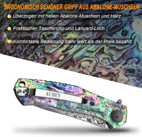 Damast taschenmesser liner - damast,
