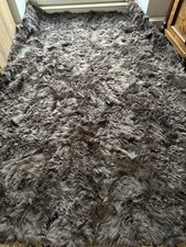 Toscaner Lammfell Decke braun